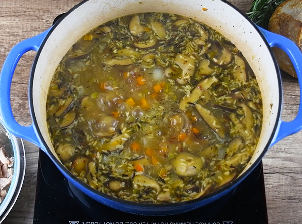 Creamy Wild Rice Chicken Soup - Step 5